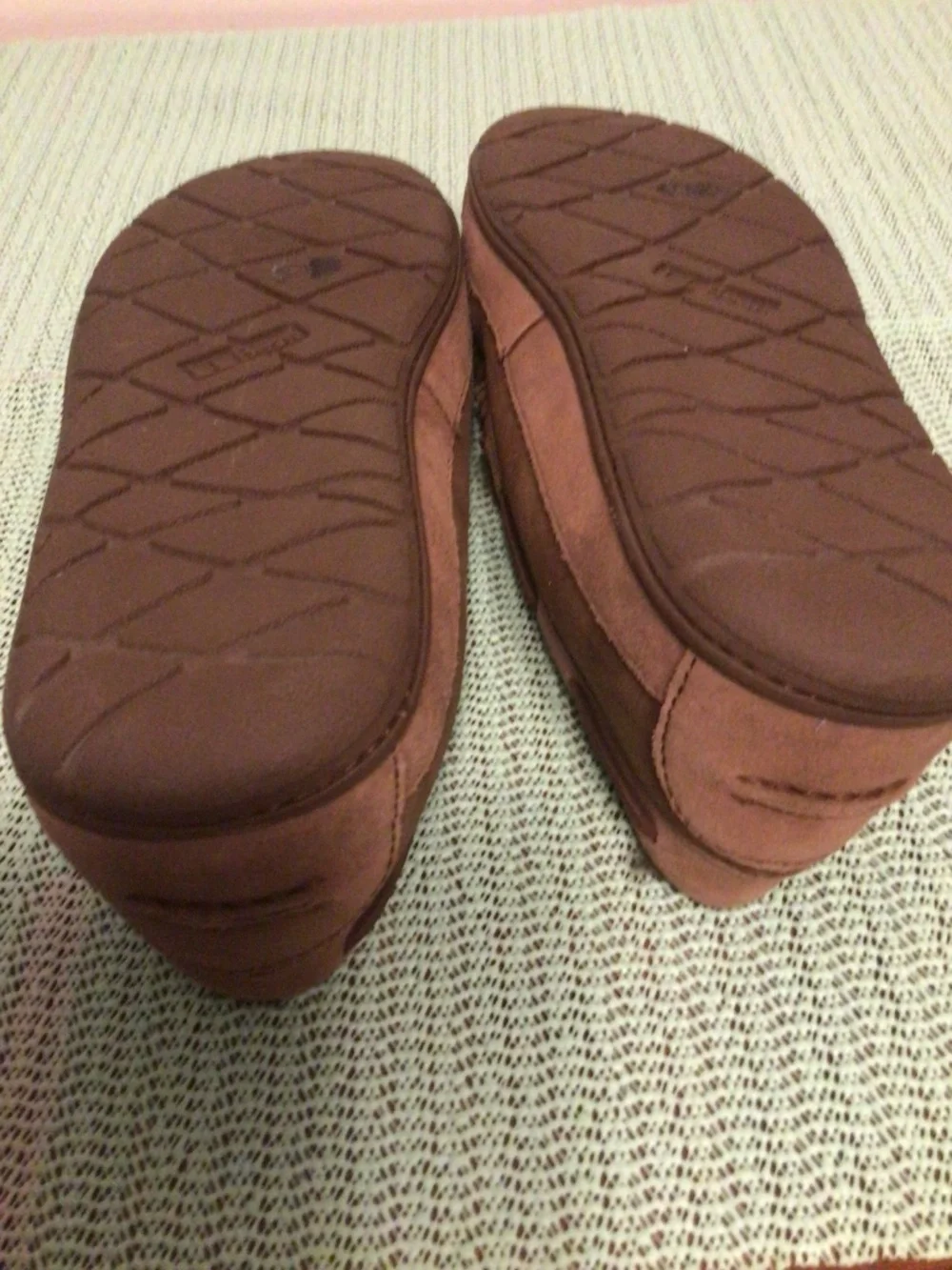 l.L.Bean Moccasin with faux fur lining cozy,warm , comfy  indoor wear  SZ 13 M m